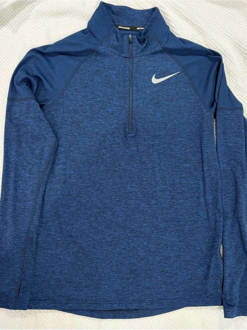 Nike Navy Blue Quarter-Zip Athletic Pullover